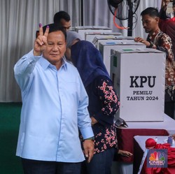 Prabowo Menang Mutlak di TPS Hambalang, Ganjar Dapat 2 Suara Saja