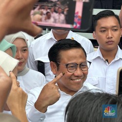 Potret Cak Imin Nyoblos Bareng Keluarga, Begini Reaksinya