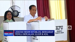 Video: Jokowi Nyoblos, Berharap Pemilu Berjalan Jujur & Adil