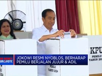 Video: Jokowi Nyoblos, Berharap Pemilu Berjalan Jujur & Adil