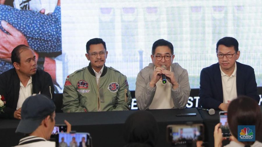 Ketua Tim Pemenangan Nasional (TPN) Ganjar-Mahfud MD, Arsjad Rasjid. (CNBC Indonesia/Muhammad Sabki)