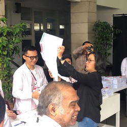 Pekik Sri Mulyani Saat Mencoblos: Nah Ini Dia!