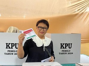 Nyoblos di Depok, Menlu Harap Pemimpin Baru Teruskan Keberhasilan Diplomasi