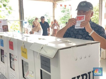 Prabowo Menang di TPS Tempat Menteri Basuki Nyoblos