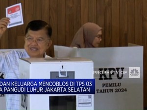 Video: Momen Megawati Hingga Jusuf Kalla Nyoblos Bareng Keluarga