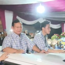 Prabowo-Gibran Tiba di Istora Senayan, Pendukung Teriak Presiden