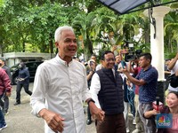 Begini Kondisi di Lokasi Nonton Bareng Quick Count Ganjar-Mahfud