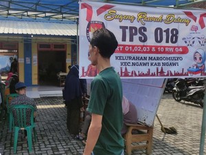 Menang Tebal Prabowo-Gibran di TPS Kandang Banteng Jatim