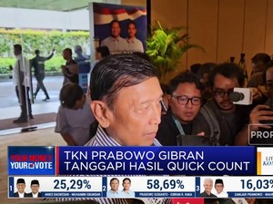 Video: Prabowo-Gibran Unggul di Quick Count, Wiranto Buka Suara