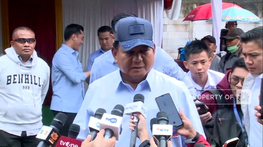 Prabowo: Nyoblos di Waktu Hujan Membawa Rezeki (CNBC Indonesia TV)