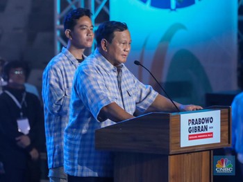 Quick Count 21:00 WIB: Suara Terkumpul 90%, Prabowo Nyaris 60%