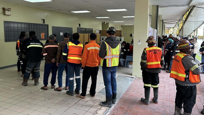 Situasi pencoblosan di Tembagapura, Area Tambang PT Freeport Indonesia, Papua. (Dok: PTFI)