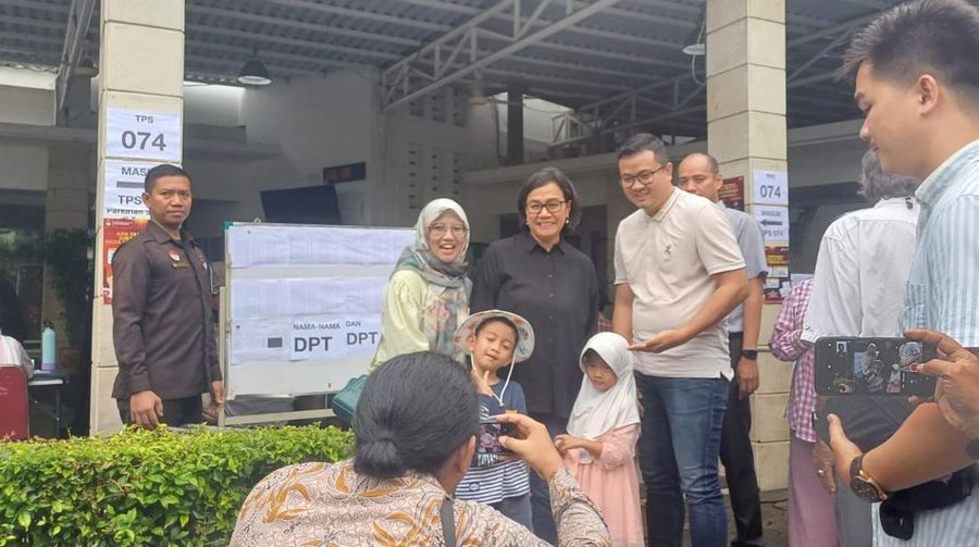 Srimulyani Nyoblos