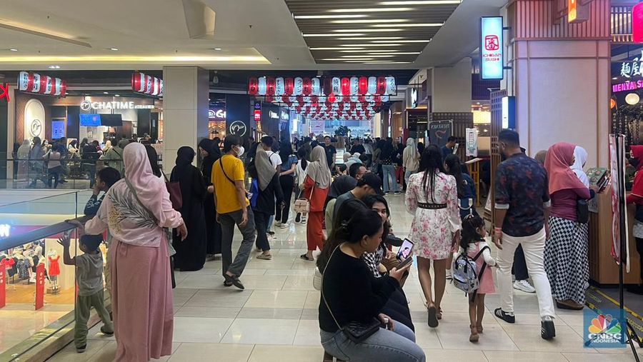 Suasana Kota Kasablanka, Jakarta Selatan, Rabu (14/2/2024). (CNBC Indonesia/Linda Hasibuan)
