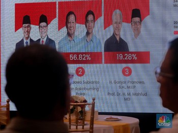 Prabowo Unggul Quick Count, Ini Suasana Posko Kemenangan Ganjar-Mahfud