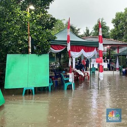Diguyur Hujan Deras, Sejumlah TPS di Jakarta Utara Kebanjiran