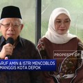 Video: Wapres Ma'ruf Amin Nyoblos di TPS 33 Cimanggis Depok