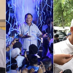 Real Count KPU 14:00 WIB: Prabowo 56,97% Suara, Anies-Ganjar Bersaing
