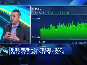 Video: IHSG Perkasa Tersengat Quick Count Pilpres 2024