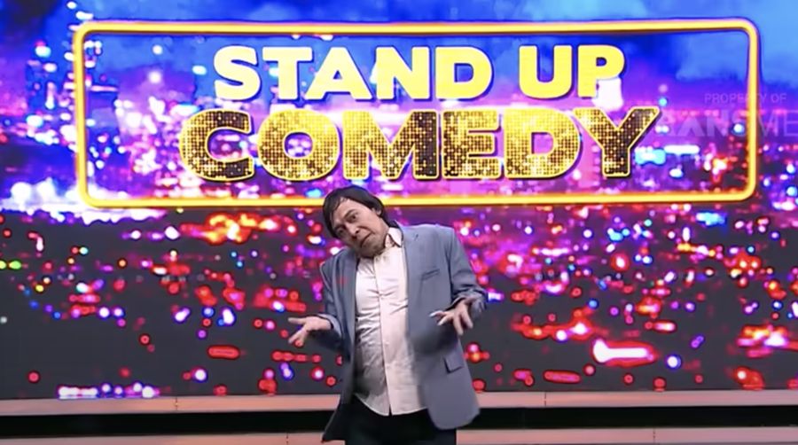 Komedian Komeng saat di acara Improvisasi Selebriti - Komeng 