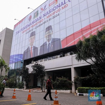 Prabowo-Gibran Unggul, Potret Rumah Timnas AMIN & Posko TPN Ganjar