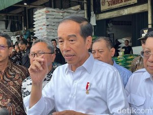 Jokowi Bantah Beras Langka karena Program Bantuan Pangan Pemerintah