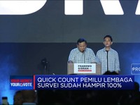 Video: Quick Count Pemilu Lembaga Survei Hampir 100%, Ini Hasilnya!