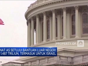  Senat AS Setujui Bantuan Luar Negeri Termasuk Untuk Israel