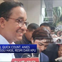 Tanggapi Hasil Quick Count, Anies Tegaskan Tunggu Hasil Resmi Dari KPU