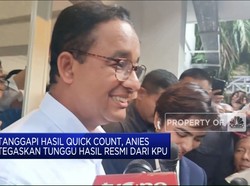 Tanggapi Hasil Quick Count, Anies Tegaskan Tunggu Hasil Resmi Dari KPU