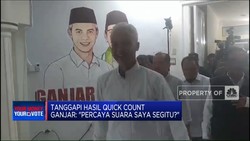 Video: Tanggapi Hasil Quick Count Ganjar: 