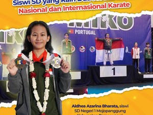 Cerita Aldhea Raih 2 Medali Emas di Lomba Karate Internasional, Kalahkan Portugal-Brazil