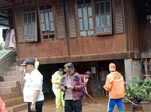 2 Desa di Lahat Dilanda Banjir Akibat Hujan Deras-Anak Sungai Meluap
