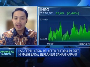 Bertahan di 7.300-an, Reli IHSG Efek Euforia Pilpres Sampai Kapan?