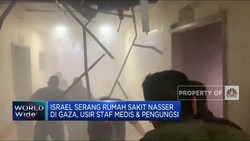 Video: Diduga Tempat Sembunyi Hamas, Israel Serang RS Nasser Di Gaza