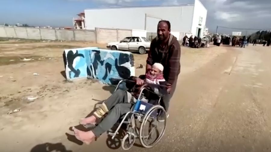 Israel serbu rumah sakit Al Nasser di Rafah, Gaza Selatan, Kamis (15/2/2024). (REUTERS)