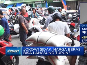 Video: Jokowi Sidak ke Pasar, Stok & Harga Beras Terjamin Aman?