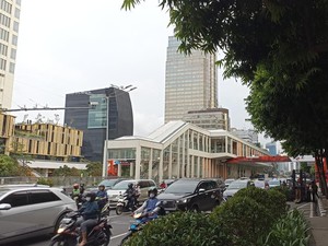 Demo di Bawaslu Bubar, Lalin Jalan MH Thamrin Jakpus Kembali Lancar