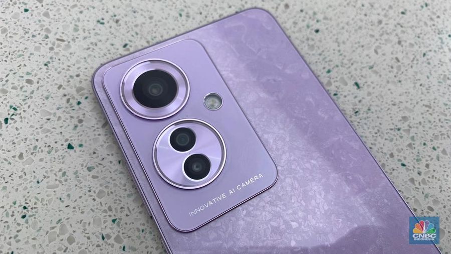 Oppo Reno 11 F. (CNBC Indonesia/Novina Putri Bestari)