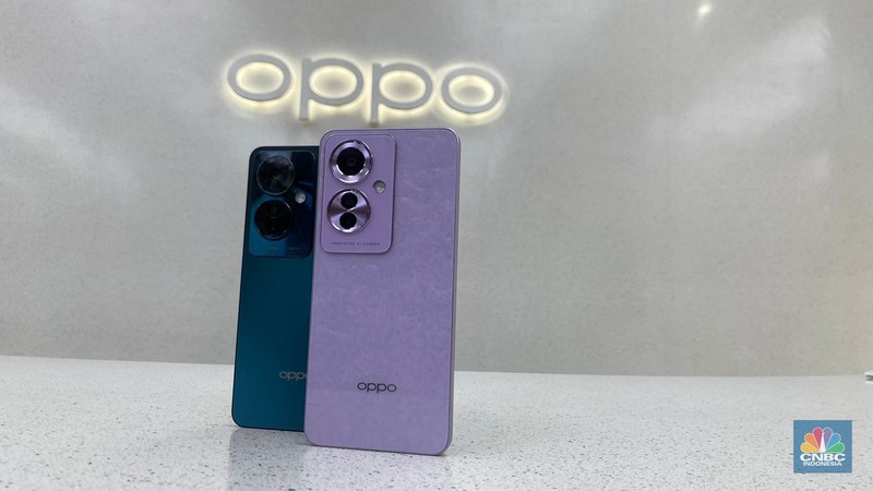 Oppo Reno 11 F. Oppo Reno 11 F. (CNBC Indonesia/Novina Putri Bestari)