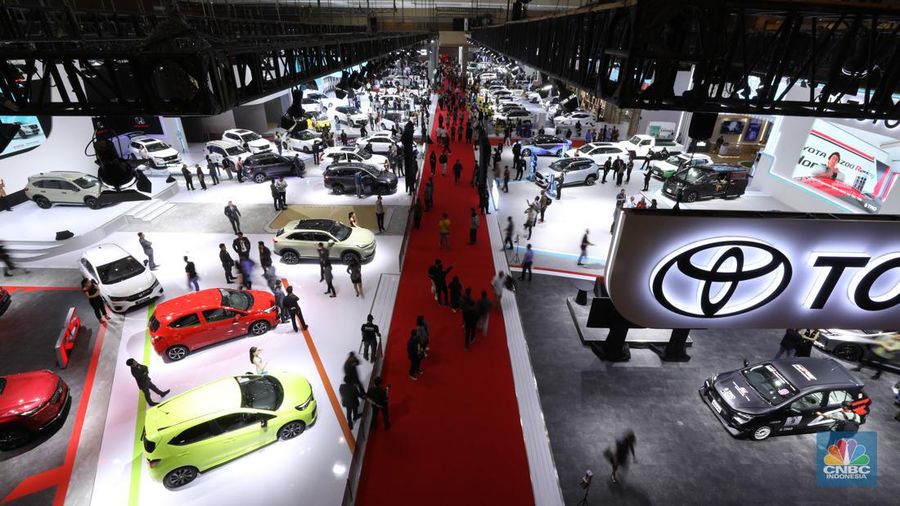 Pameran Indonesia International Motor Show (IIMS) 2024 digelar di JIExpo Kemayoran, Jakarta Pusat, pada 15-25 Februari. (²©²ÊÍøÕ¾/Tri Susilo)