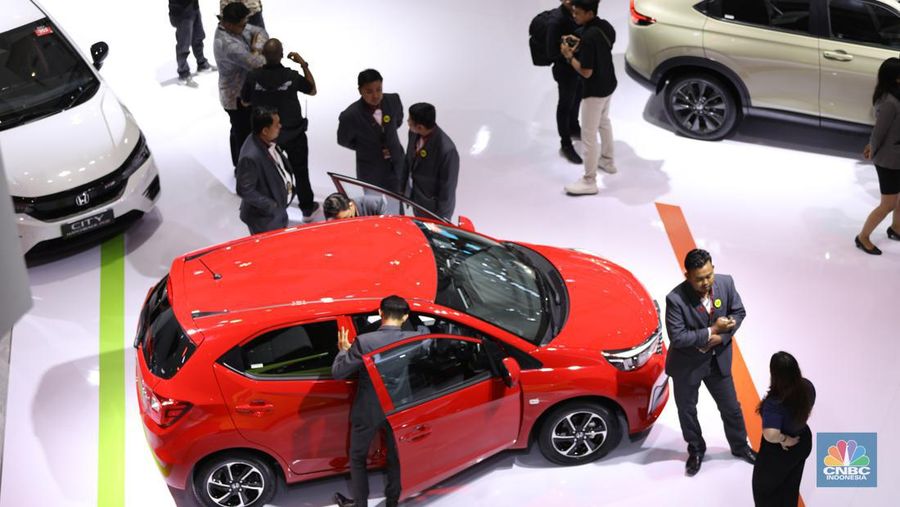 Pameran Indonesia International Motor Show (IIMS) 2024 digelar di JIExpo Kemayoran, Jakarta Pusat, pada 15-25 Februari. (²©²ÊÍøÕ¾/Tri Susilo)