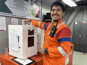 Pegawai Pertamina di Tengah Laut Juga Ikut Pemilu, Begini Ceritanya