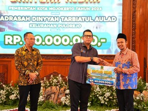 Cairkan Dana Hibah Rp 9,65 M, Pj Wali Kota Mojokerto: Jangan Mau Dipotong