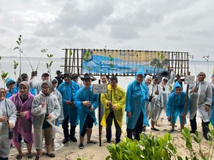 Artha Graha Peduli-JFX Tanam Mangrove & Lepasliarkan Satwa di Pulau Sebaru