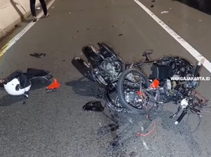4 Fakta Pemotor Lawan Arah Tewas Ditabrak Fortuner di JLNT Casablanca