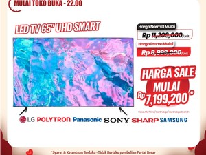 Full Senyum Beli TV di Transmart, Diskonnya Sampai Rp 4 Jutaan!