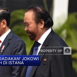 Video: Silaturahmi 'Dadakan' Jokowi & Surya Paloh di Istana