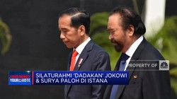 Video: Silaturahmi 'Dadakan' Jokowi & Surya Paloh di Istana