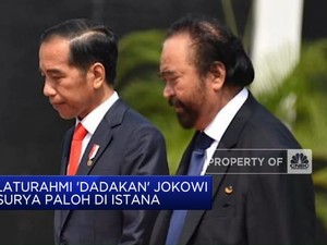Video: Silaturahmi 'Dadakan' Jokowi & Surya Paloh di Istana
